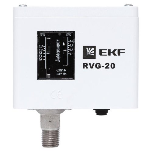 Реле избыточного давления RVG-20-1.6 (1.6МПа) EKF RVG-20-1.6 фото 5