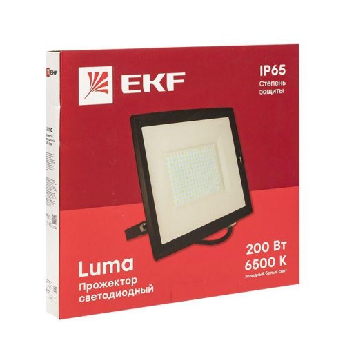 Прожектор светодиодный СДО-3008 200Вт 6500К IP65 Basic EKF FLL-3008-200-6500 фото 4