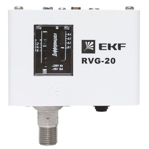 Реле избыточного давления RVG-20-0.6 (0.6МПа) EKF RVG-20-0.6 фото 11