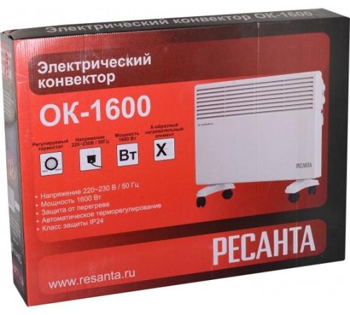 Конвектор ОК-1600 Ресанта 67/4/2 фото 5